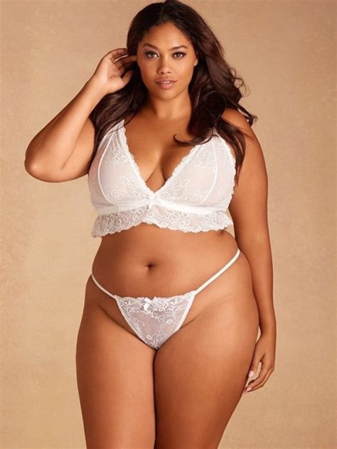 Beautiful Bridal Lingerie From Hips And Curves ~ Plus Size Fashion