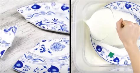 The Easiest Way To Fix A Broken Plate And Other Useful Life Hacks