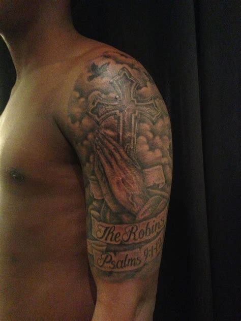 Upper Arm Half Sleeve Tattoo Tattoo Ideas For Black Men