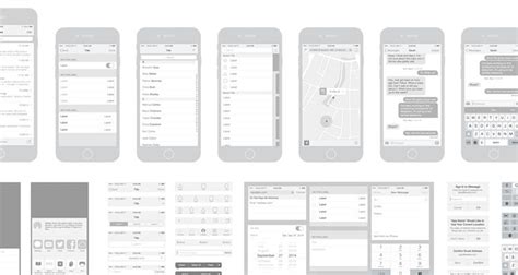 The bread and butter for any mobile app invisionapp chooses to approach this in many ways, but one of their most successful freebies to date has been the free chat ui kit for photoshop & sketch. 50 Free Wireframe Templates for Mobile, Web and UX Design