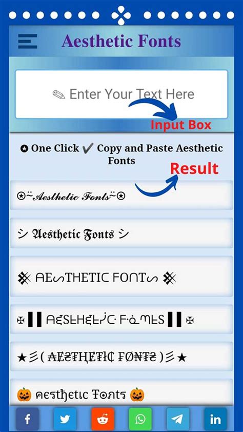 Copy And Paste Font Harewlady