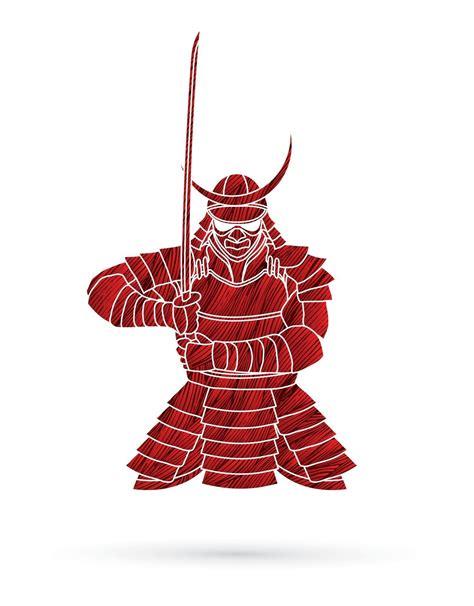 Angry Samurai Warrior Ready To Fight Action 2725786 Vector Art At Vecteezy