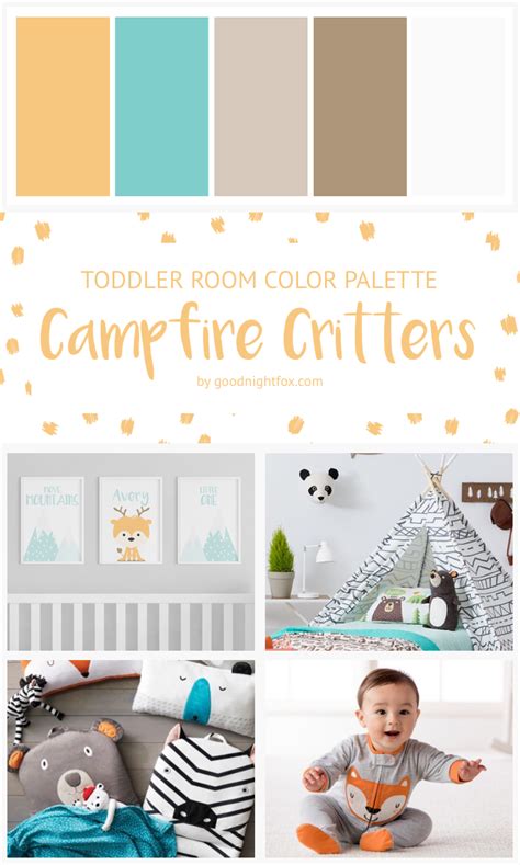 You don't need to spend hours researching color theory to find the right palette for your brand. Teal and Orange Toddler Room Color Palette | Campfire ...