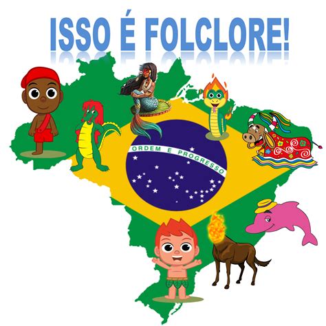 The Map Of Brazil With Different Cartoon Animals