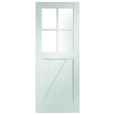 Cottage White 4l With Clear Glass Internal Doors At Vibrant Doors