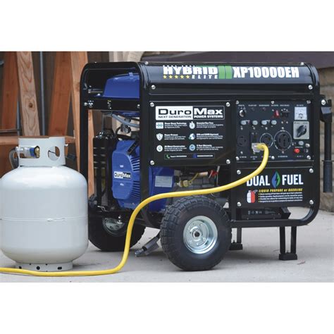 Duromax Portable Dual Fuel Generator — 10000 Surge Watts 8000 Rated