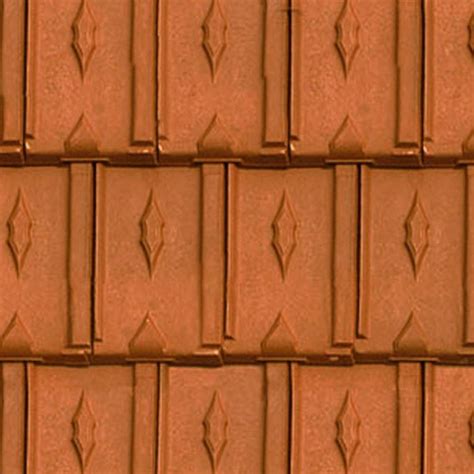 Clay Roofing Montchanin Texture Seamless 03374