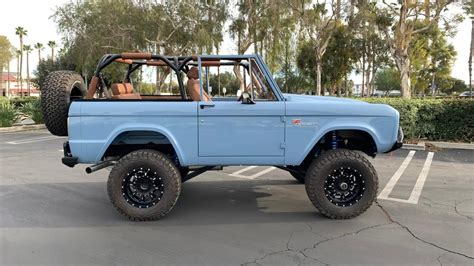 1967 Audi Ice Blue Legend Ford Bronco Custom Classic Ford Bronco