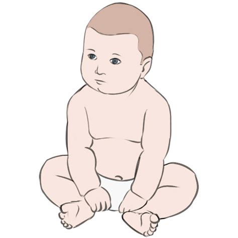 How To Draw A Baby Easy Drawing Art