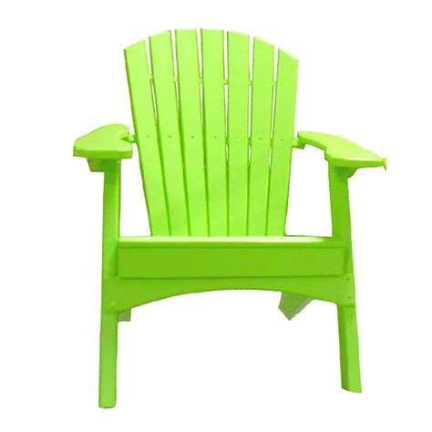 Perfect Choice Lime Green Plastic Adirondack Chair Byofc Lg The Home