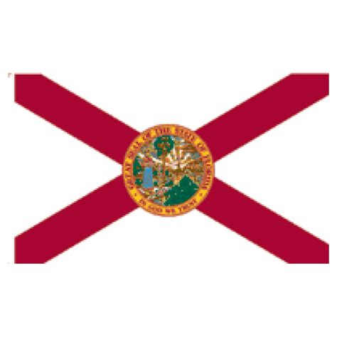 Florida State Flag 3x5 Poly Max The Patriot Flag Company