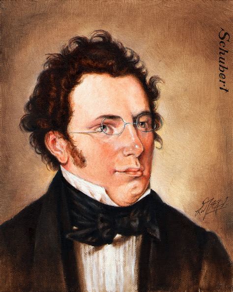 Franz Schubert De La Peinture De Portrait Original Musicien Etsy