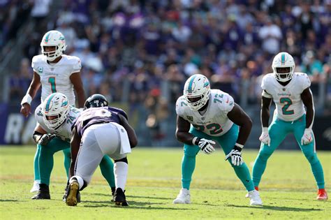 Grading Out The Miami Dolphins Offensive Line Week 2 Play In Baltimore