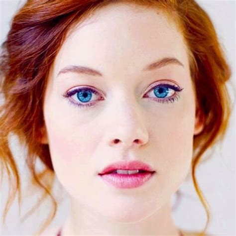 Something About Blue Eyes And Red Hair Pale Skin Hair Color Jane