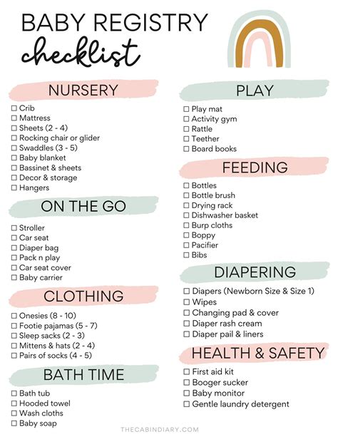 Baby Registry Checklist And 9 Places Parents Love Momlovesbest Riset