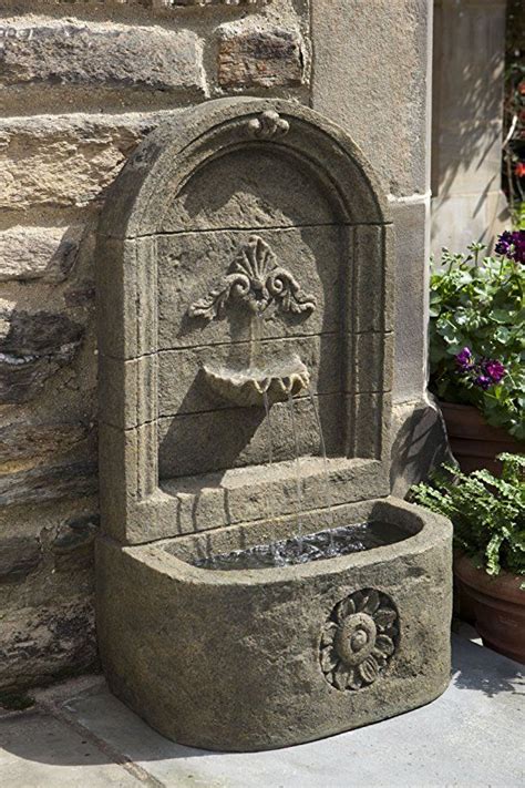 Classic Stone Wall Fountain Wall Fountain Fountains Outdoor Water