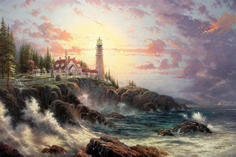 Clearing Storms Seaside Memories Iv By Thomas Kinkade Large 24x36