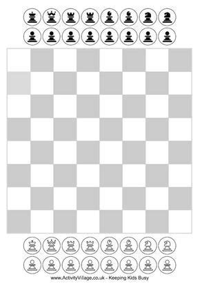 In chess960 (fischer random), the initial position of the pieces is set at random. Chess For Kids | Piezas de ajedrez, Artesanías de papel en ...