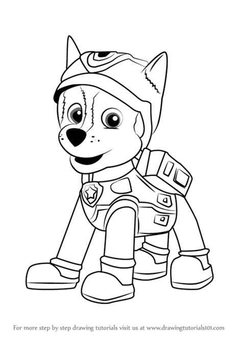 73 Best Printable Chase Paw Patrol Coloring Page