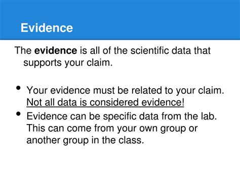 Ppt Claims Evidence And Reasoning Powerpoint Presentation Free Download Id 1955779