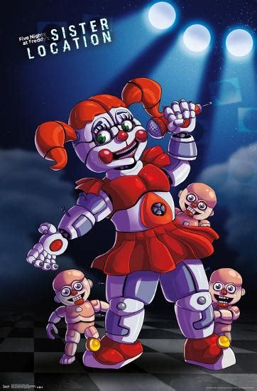 Five Nights At Freddys Sister Location Baby Posters Trends