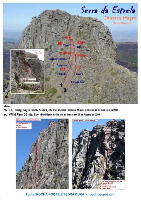 Climbing Portugal C Ntaro Magro Serra Da Estrela