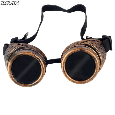 Buy Best Quality Vintage Steampunk Goggles Glasses Welding Cyber Punk Gothic