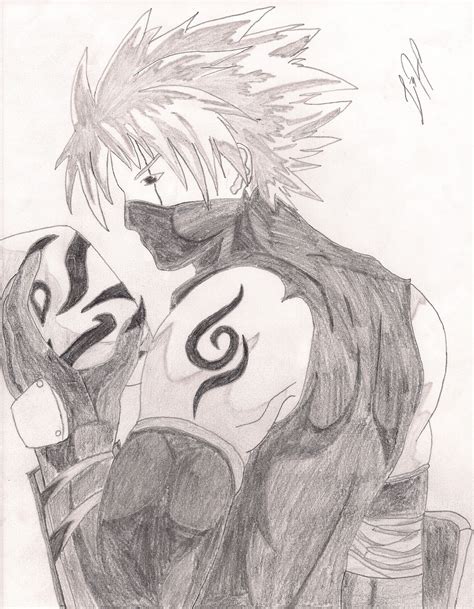 Kakashi Hatake Anbu Drawing Drawing Easy