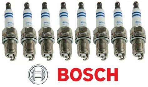 Set Of 8 Bosch Platinum Spark Plugs 0242236615 6722 For Chevy Ford Gmc