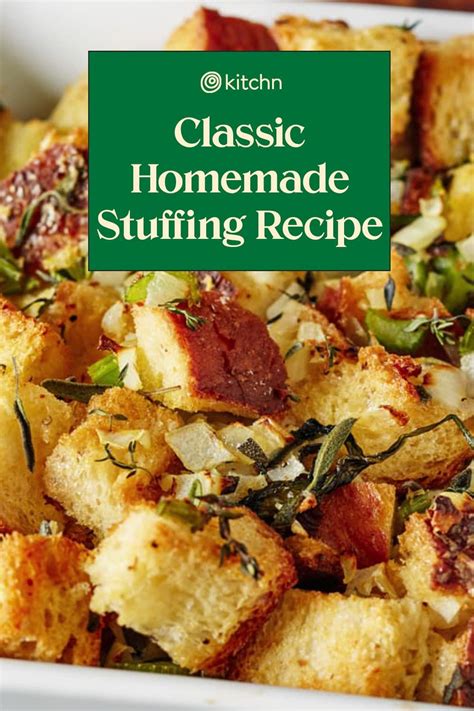 Homemade Stuffing Recipes Traditional Thanksgiving Recipes Stuffing