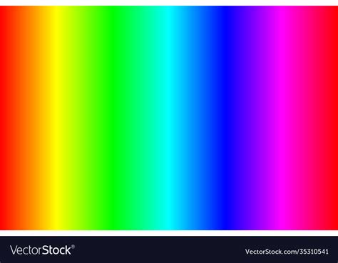 Classic Color Spectrum Rgb Line Gradient Vector Image