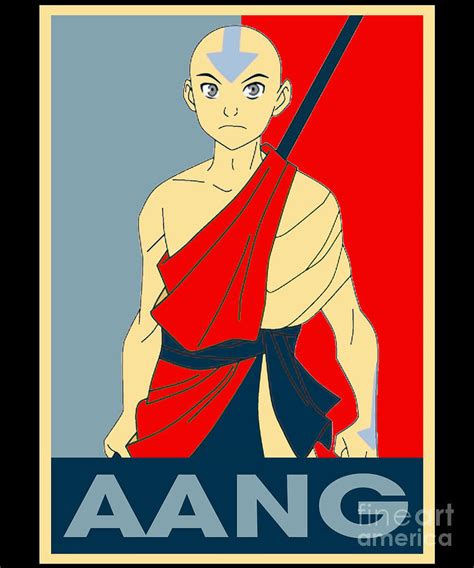 Avatar The Last Airbender Retro Art Aang Drawing By Anime Art Fine