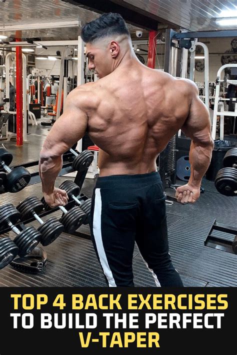 Top 4 Back Exercises To Build The Perfect V Taper Back Exercises