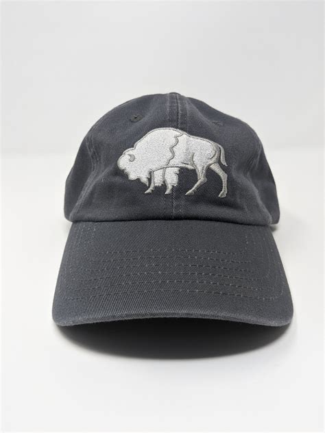 Buffalo Hat Embroidered Dad Hat Buffalo New York Baseball Cap Etsy