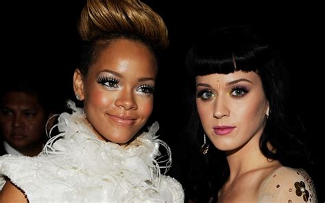 Rihanna And Katy Perry Grammys 2010 Katy Perry And Rihanna Wallpaper 37013470 Fanpop