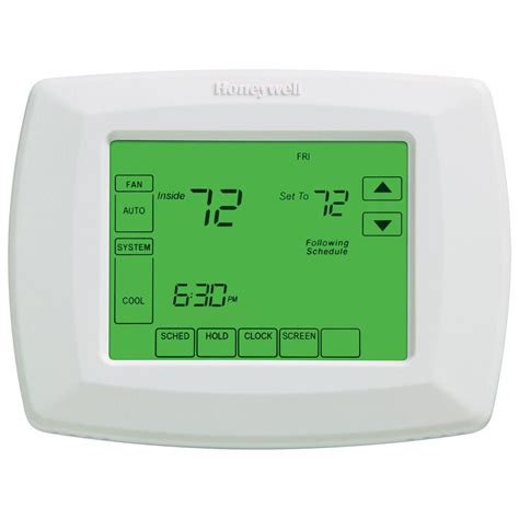 Honeywell Day Universal Touchscreen Programmable Thermostat RTH D The Home Depot