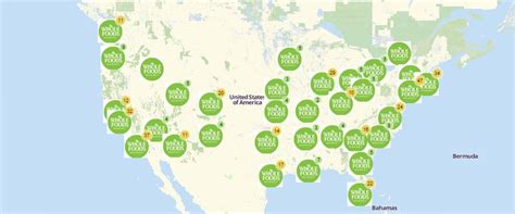 Whole Foods Coverage Map Whole Food Recipes Whole Foods Market Map