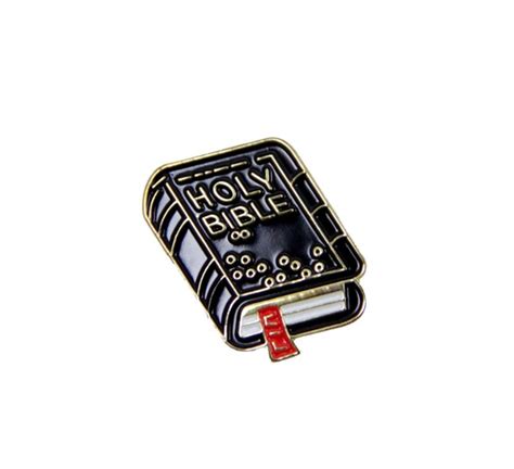 Bible Pin Lapel Pin Enamel Pin Holy Bible Pin Holy Bible