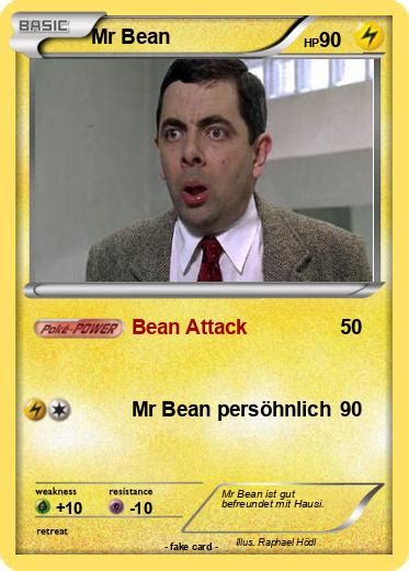 Pokémon Mr Bean 685 685 Bean Attack My Pokemon Card