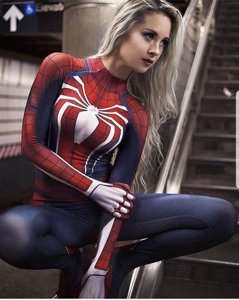 Spiderman Never Looked So Good Spider Girl Cosplay Woman Marvel Girls