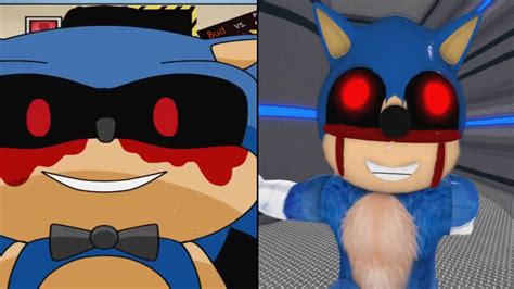 Sonic Fnaf Vs Sonicexe Jumpscare Roblox Piggy Fangame Youtube