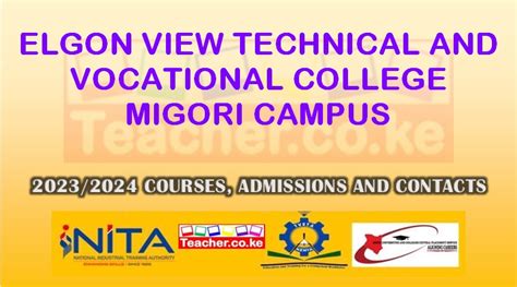 Elgon View Technical And Vocational College Migori Campus Courses