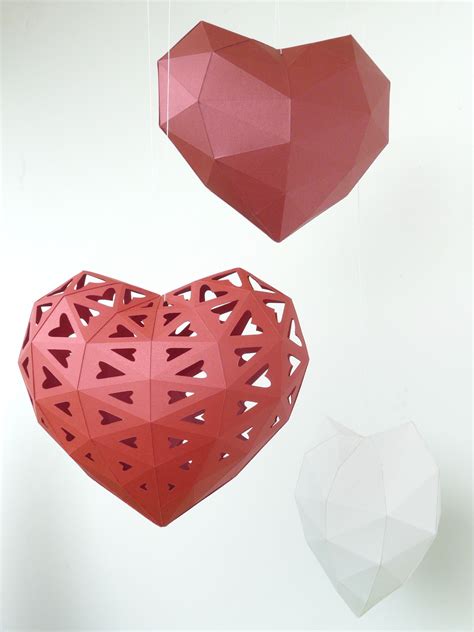 Paper 3d Model Of The Heart Papercraft Among Us