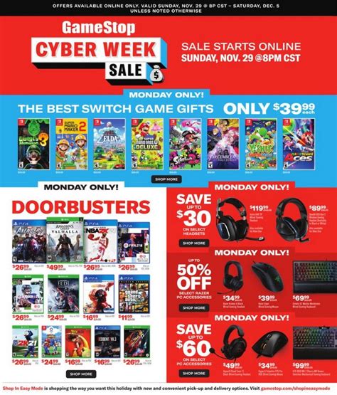 Gamestop Weekly Ad Nov 30 Dec 05 2020