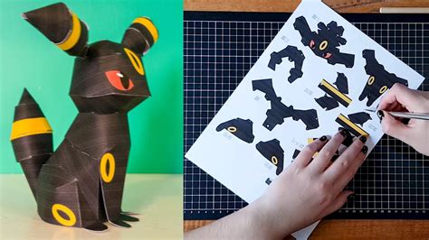 Pokemon Umbreon Papercraft Papercraft Paradise Papercrafts Paper Porn The Best Porn Website