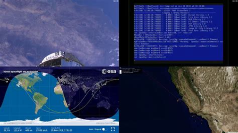 North American Coastlines Nasaesa Iss Live Space Station With Map