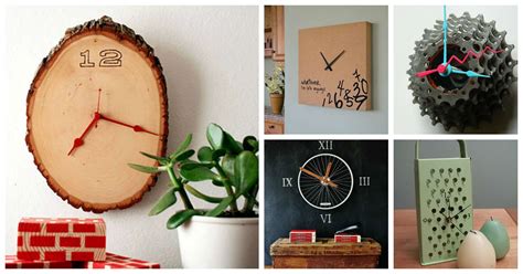 From small size to large sized, wall clocks for kitchen decorating ideas are yours to decide by minding about available appliances and decor. 13 DIY Ideas How To Make Your Own Clock