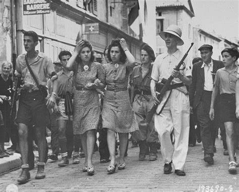 French Resistance Leads Two Women To Jail Who Were Nazi Sympathizers