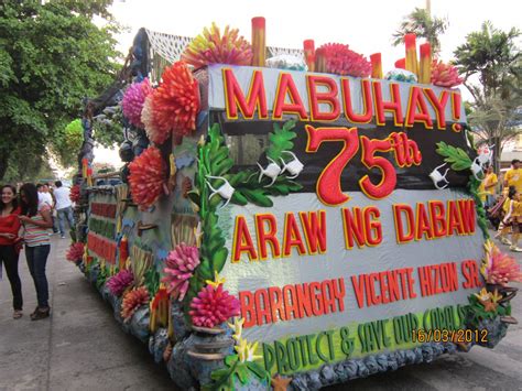 75th Araw Ng Dabaw 16 March 2012 Barangay Vicente Hizon Sr