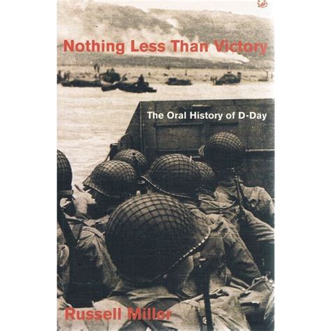 Nothing Less Than Victory Miller Russell Marlowes Books